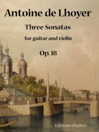Three Sonatas op.18 available at Guitar Notes.